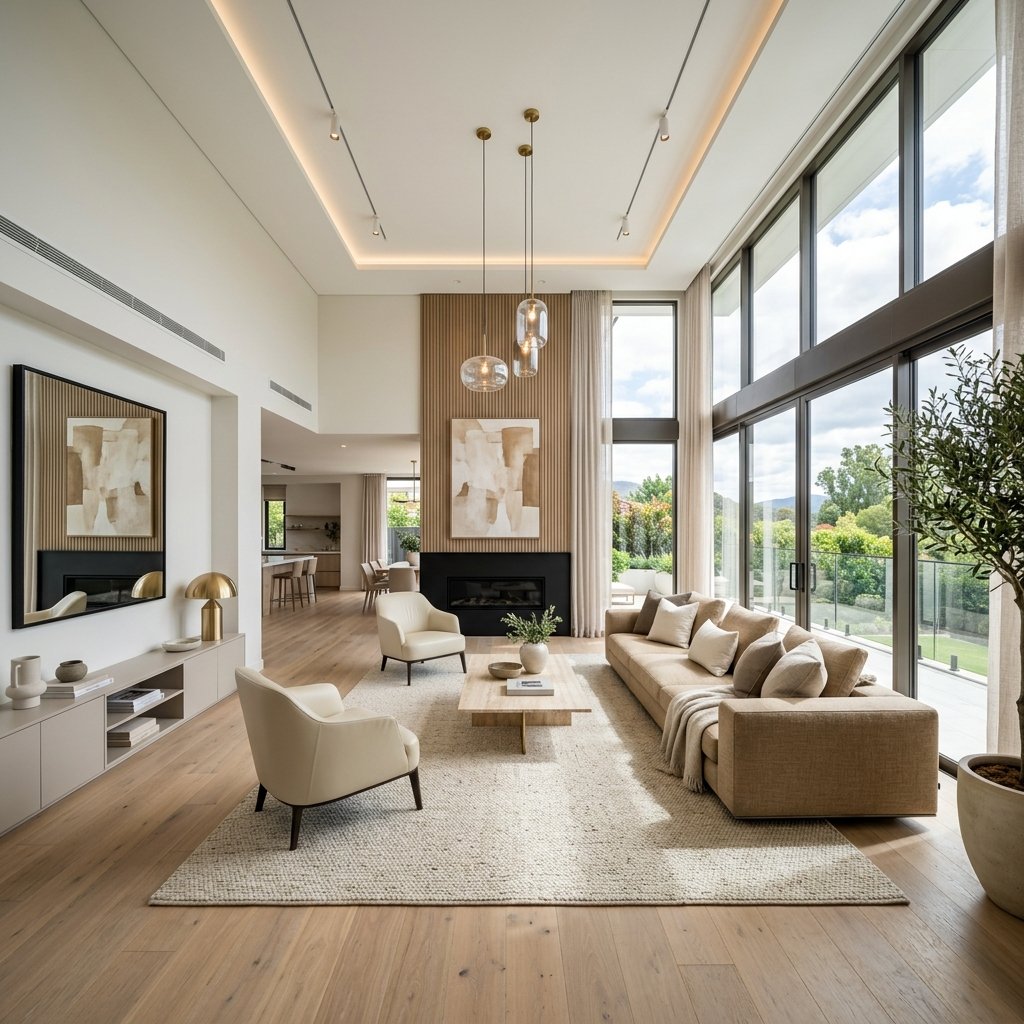 Soggiorno moderno ristrutturato da SF Property Manager